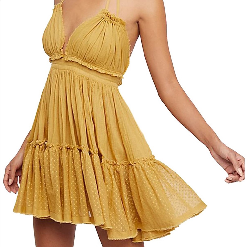 Womens Yellow Dress🌻 FREE SHIP
